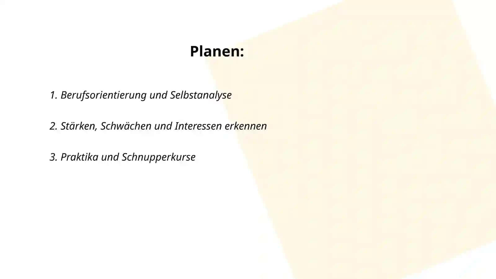 Aysbildung und Berufe 2