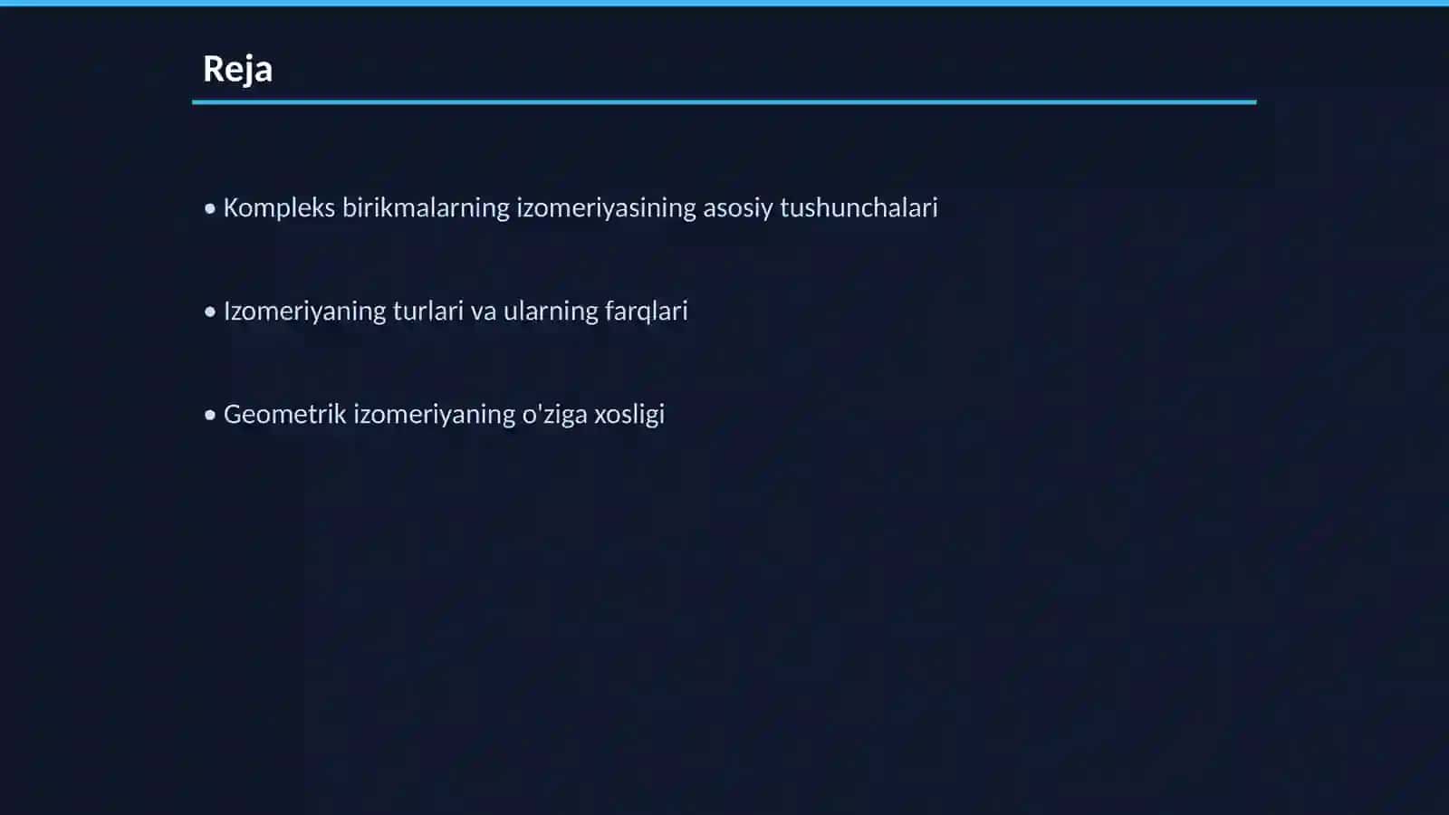 Kompleks birikmalarning izomeriyasi 2