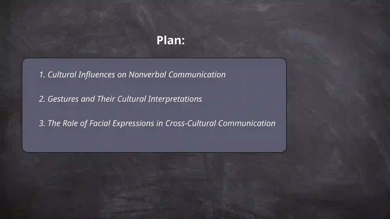 Extra linguistic issues in cross-cultural communication: images 2