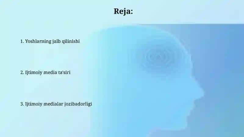 Ijtimoiy tarmoqlarning jozibadorligi va yoshlarning jalb etilishi 2
