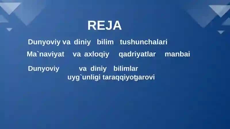Dunyoviy va diniy bilishlar mutanosibligini taminlashning ahamiyati 2