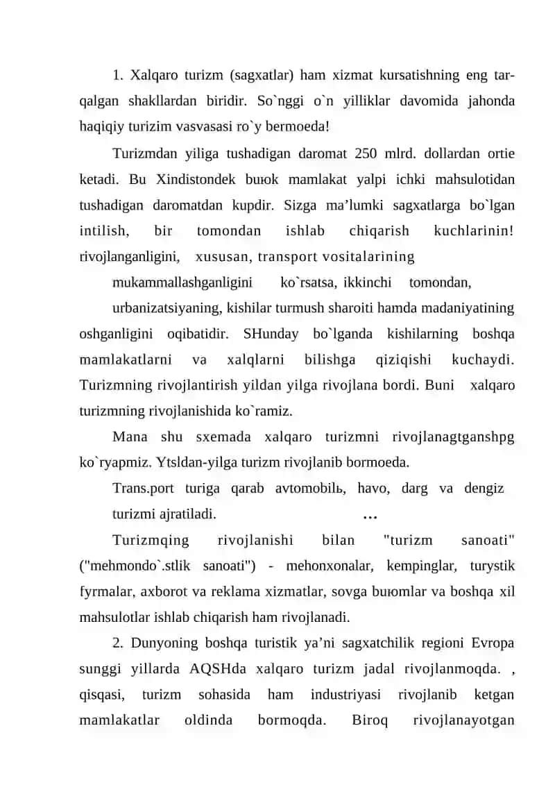 AHOLIGA KO'RSATILAYOTGAN MAISHIY XIZMATLARNI HISOBLASH VA PROGNOZLASH USULLARI 2