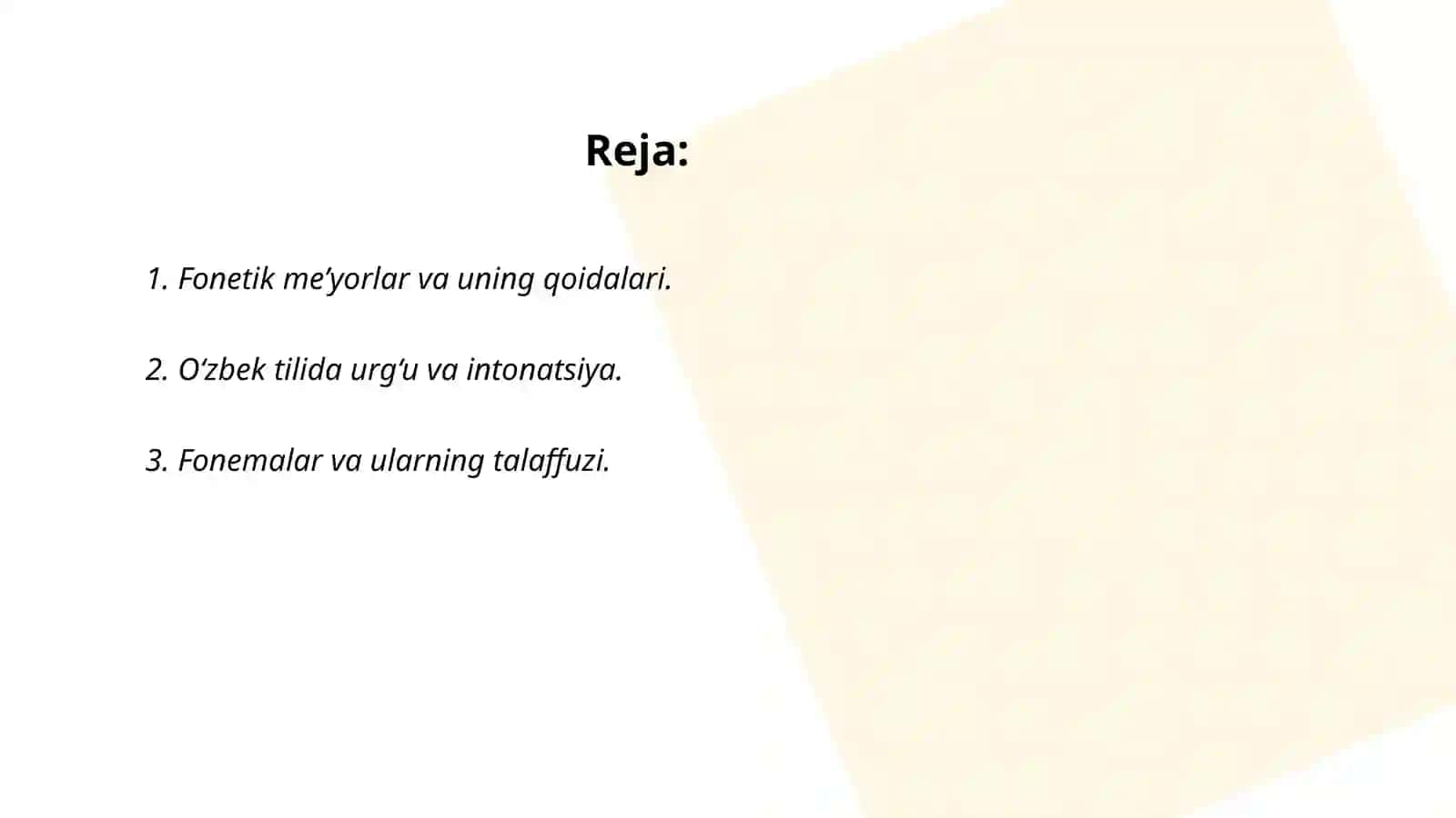 Lingvistik kompotensiya.Nutqning talaffuz va imlo me'yorlari 2