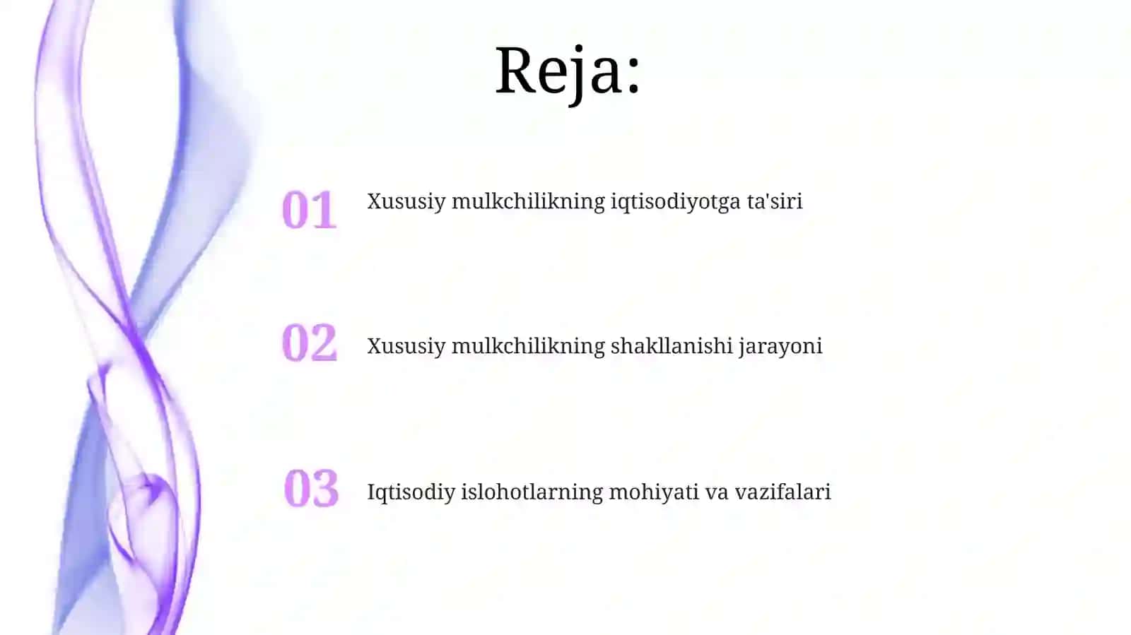 Xususiy mulkchilikning iqtisodiyotga ta'siri 2