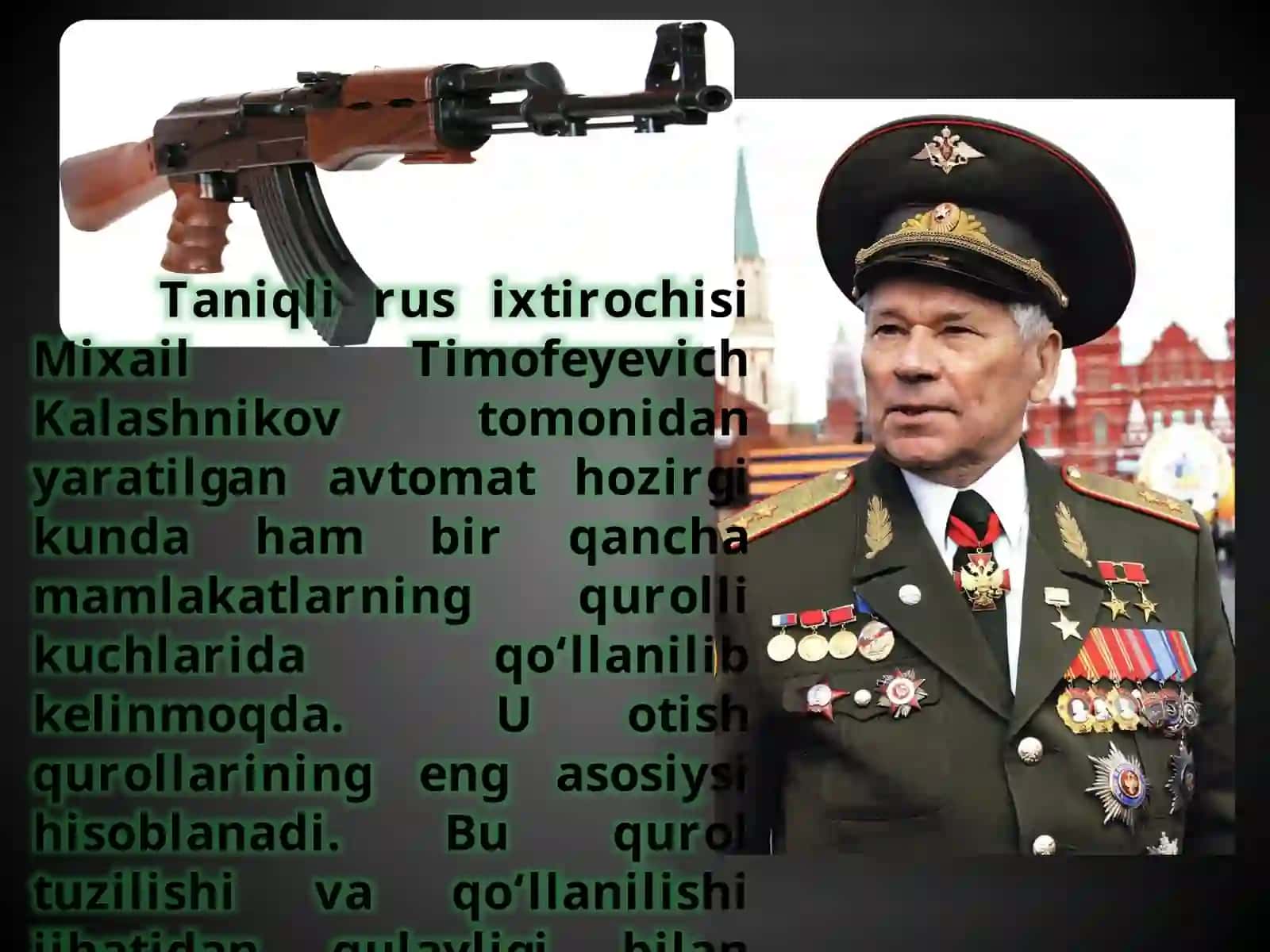 KALASHNIKOV AVTOMATI ISHLASH TAMOYILI VA JANGOVAR XUSUSIYATLARI 2