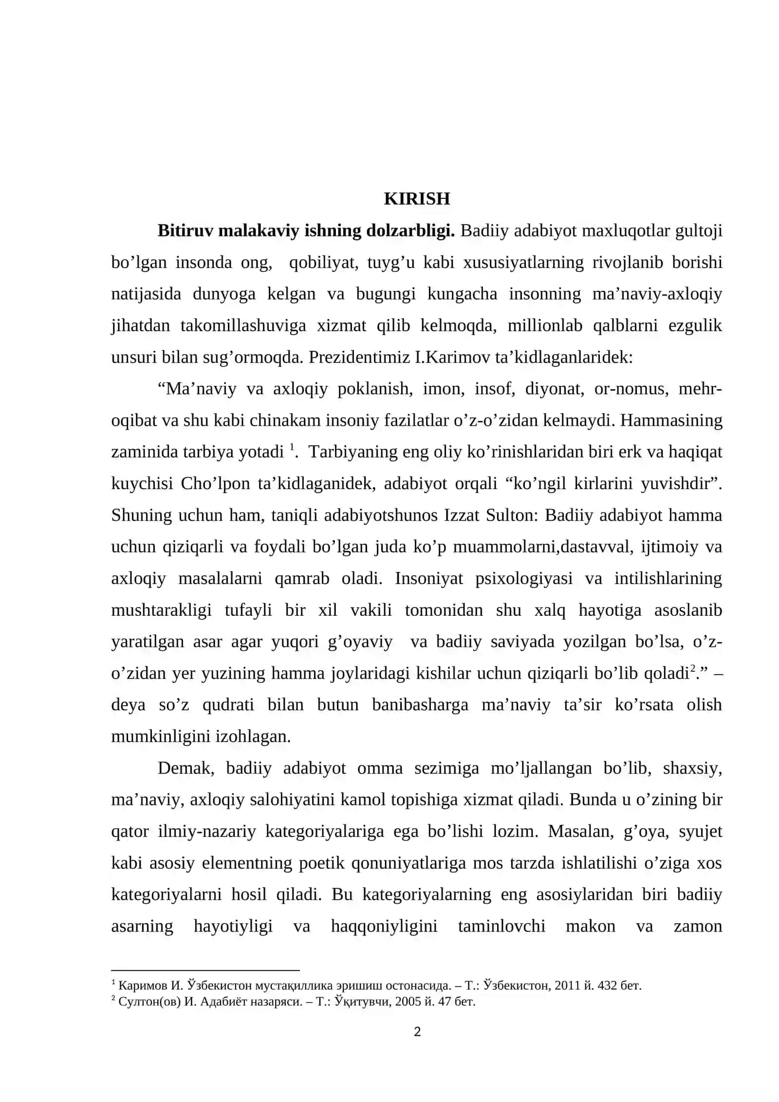 Makon va Zamon tushunchasi 2