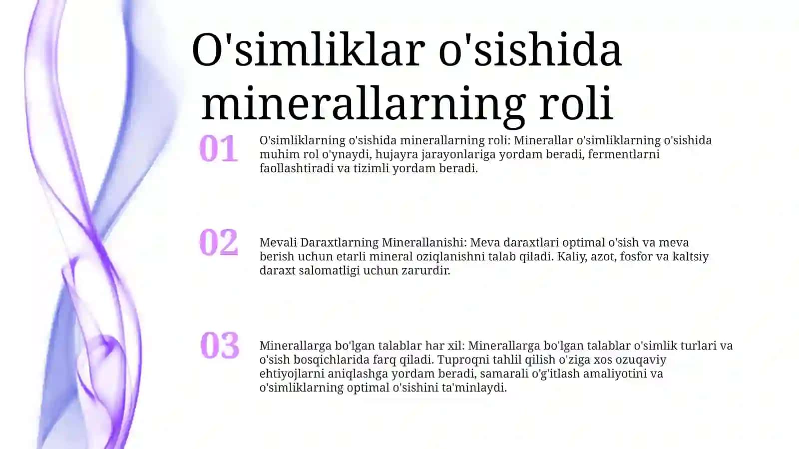 Mevali Daraxtlarning Mineral Oziqlanishi 2