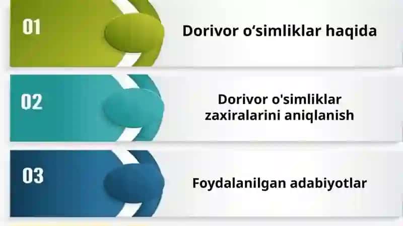 Dorivor o'simliklar zaxiralarini aniqlanish 2