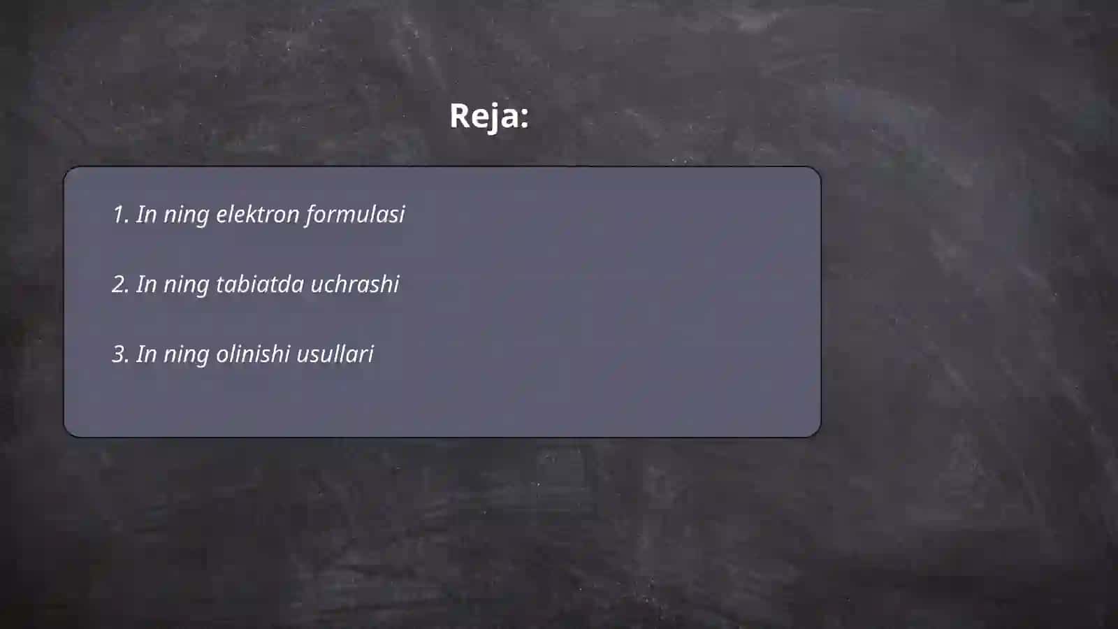 Elektron formulasi va birikmalari 2