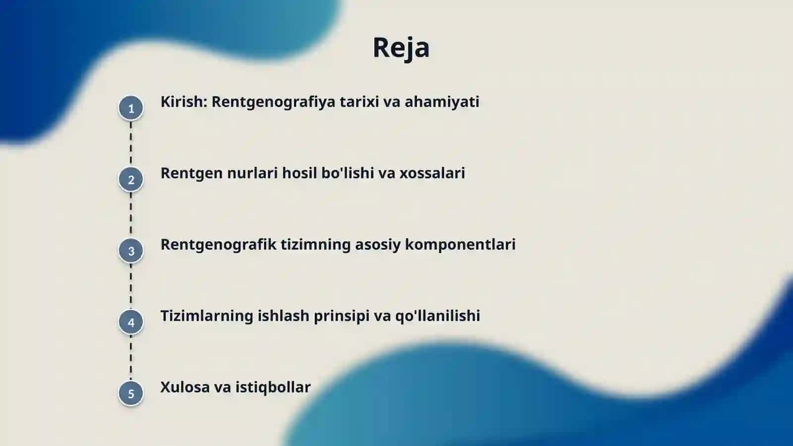 Rentgenografik tizimlar va ularning ishlash prinsipi. 2