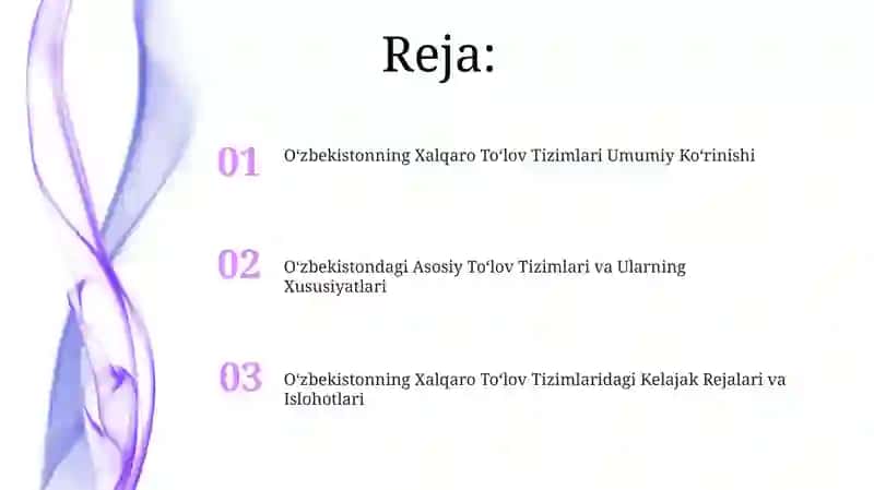 Oʻzbekiston xalqaro tolov tizimlari 2