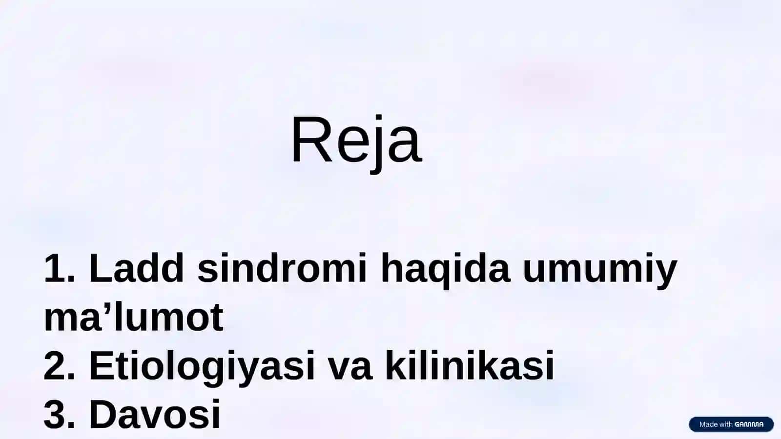 Ladd sindromi: Tushuncha va boshqarish 2