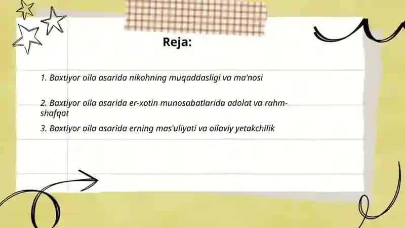 Shayx Muxammad Sodiq Muxammad Yusufning Baxtiyor oila asarida islom qadriyatlarining talqini 2