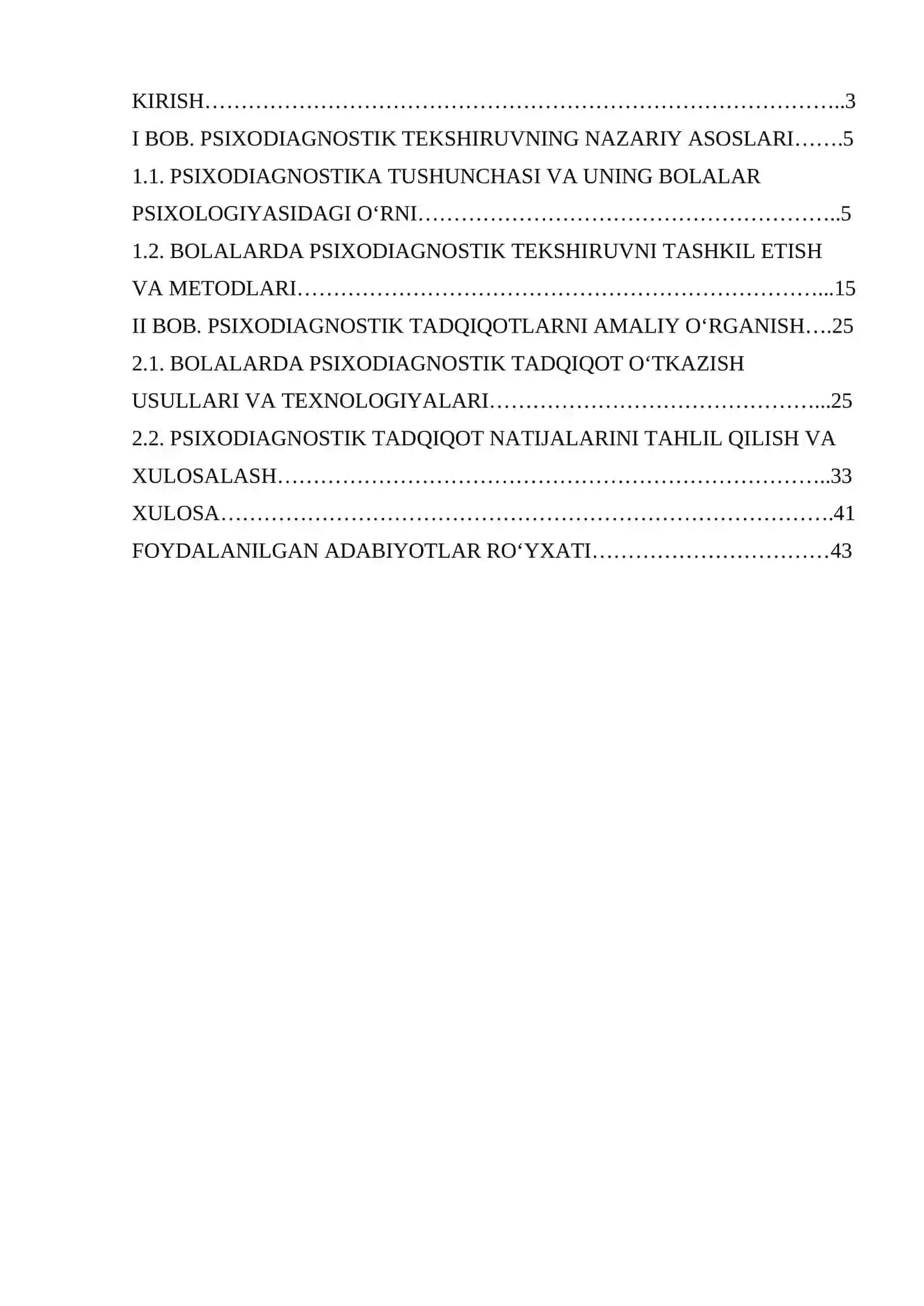 Psixodiagnostik tekshiruv va tadqiqotlar 2