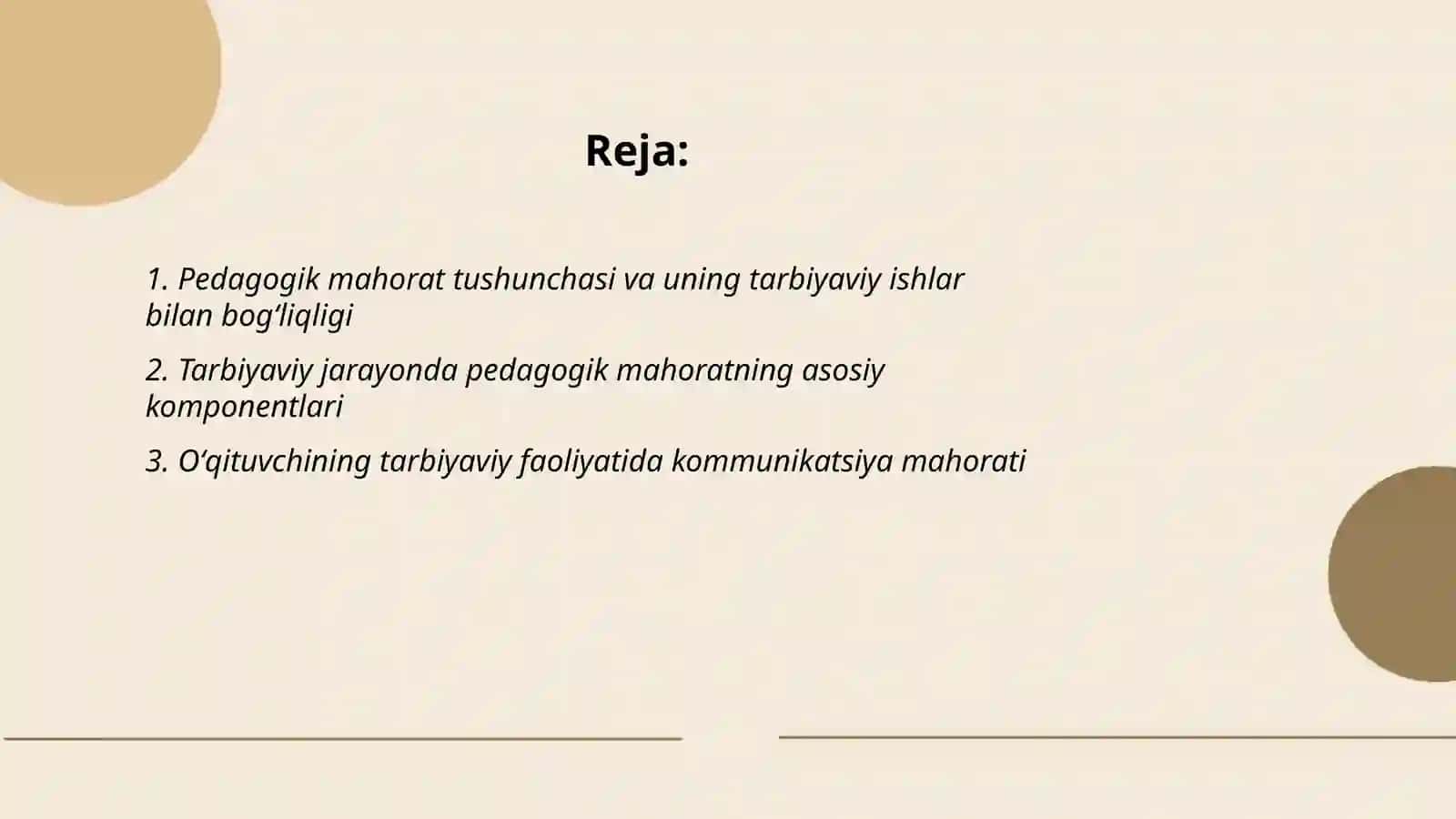 Pedagogik mahorat 2