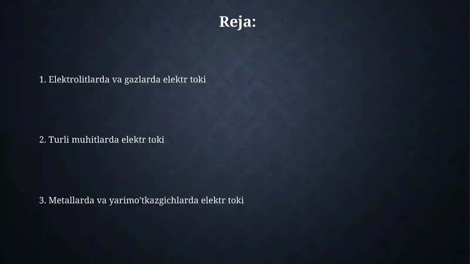 Elektr toki va uning biologik o'zgarishlari 2