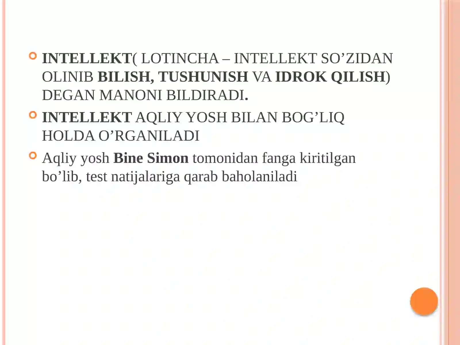 Intellekt eksperimental psixologiyada 2