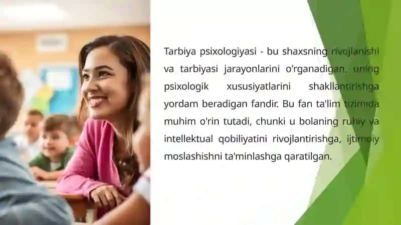 Tarbiya Psixologiyasi: Maqsad, Vositalar va Metodlari 2