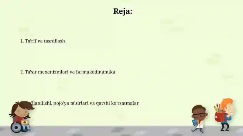 Analeptiklar va umumiy tonusni oshiruvchi dorivostlar farmakologiyasi 2