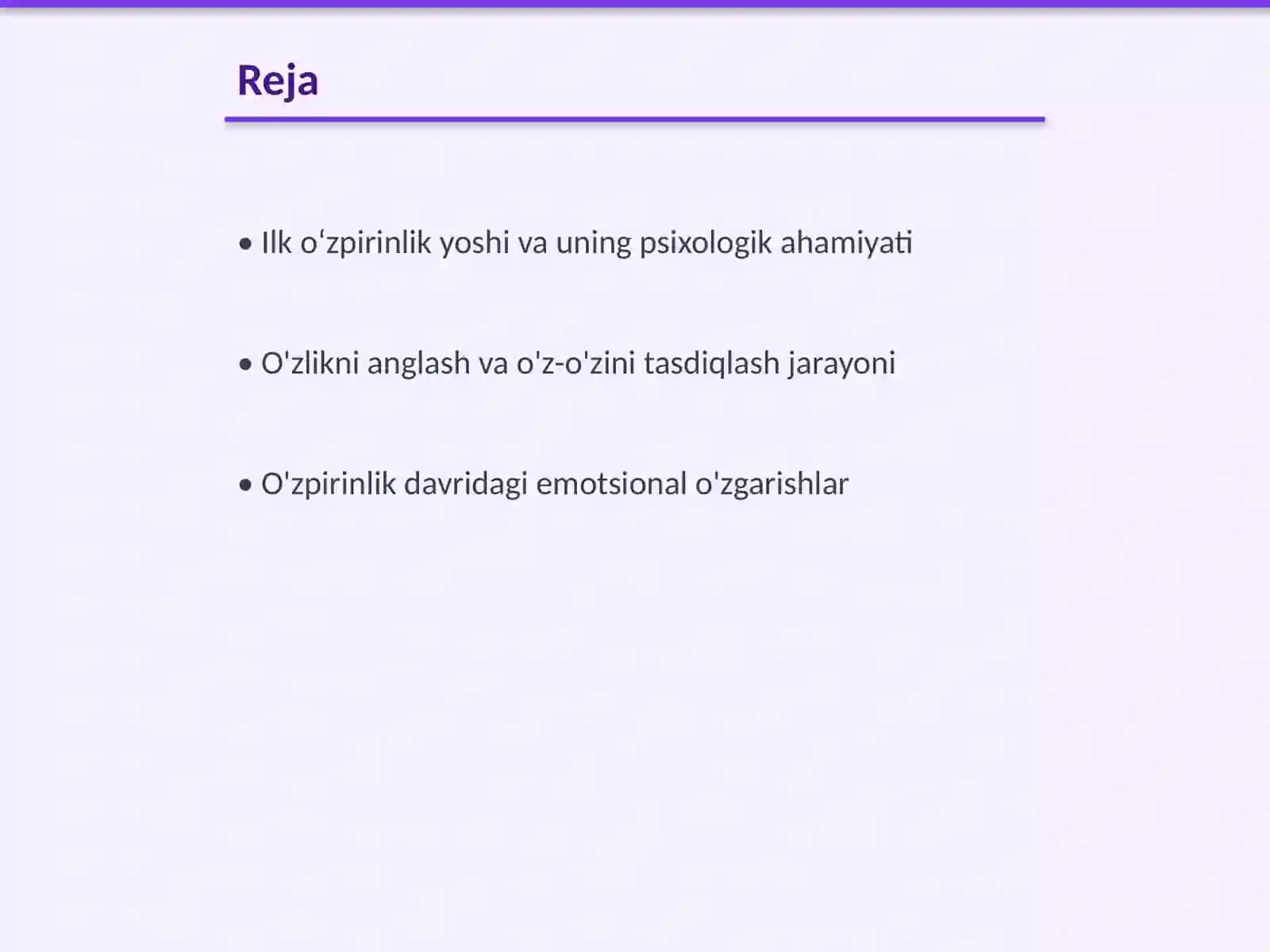 Ilk oʻzpirinlik yoshining psixologik xususiyatlari 2