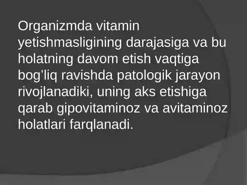 Gipo va Avitaminoz 2