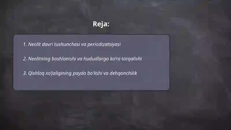 Neolit davri 2