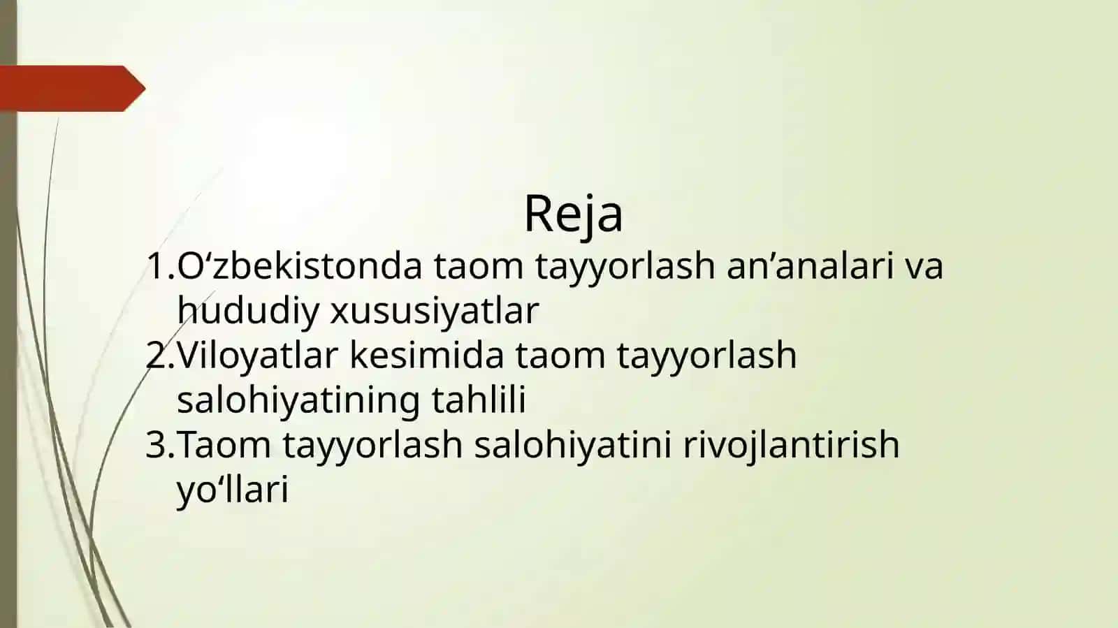 Taom tayyorlashda viloyatlar salohiyati 2