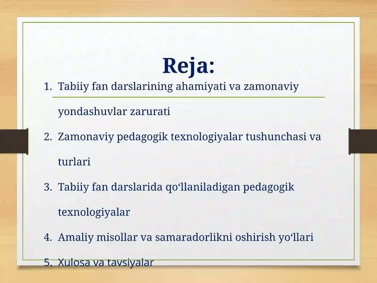 Tabiiy fan darslarida zamonaviy pedagogik texnologiyalardan foydalanish 2