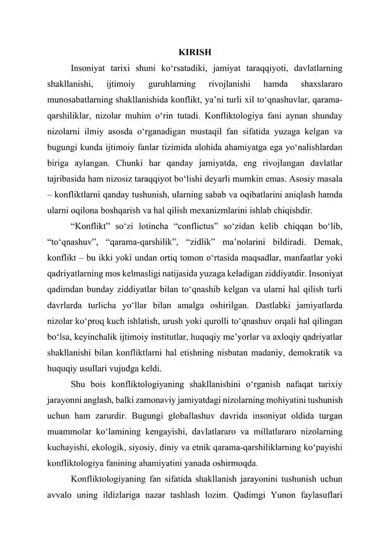 Konfliktologiya fanining shakllanishi 2