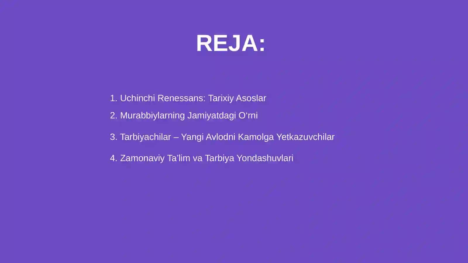 Uchinchi Renessans: Tarixiy Asoslar 2