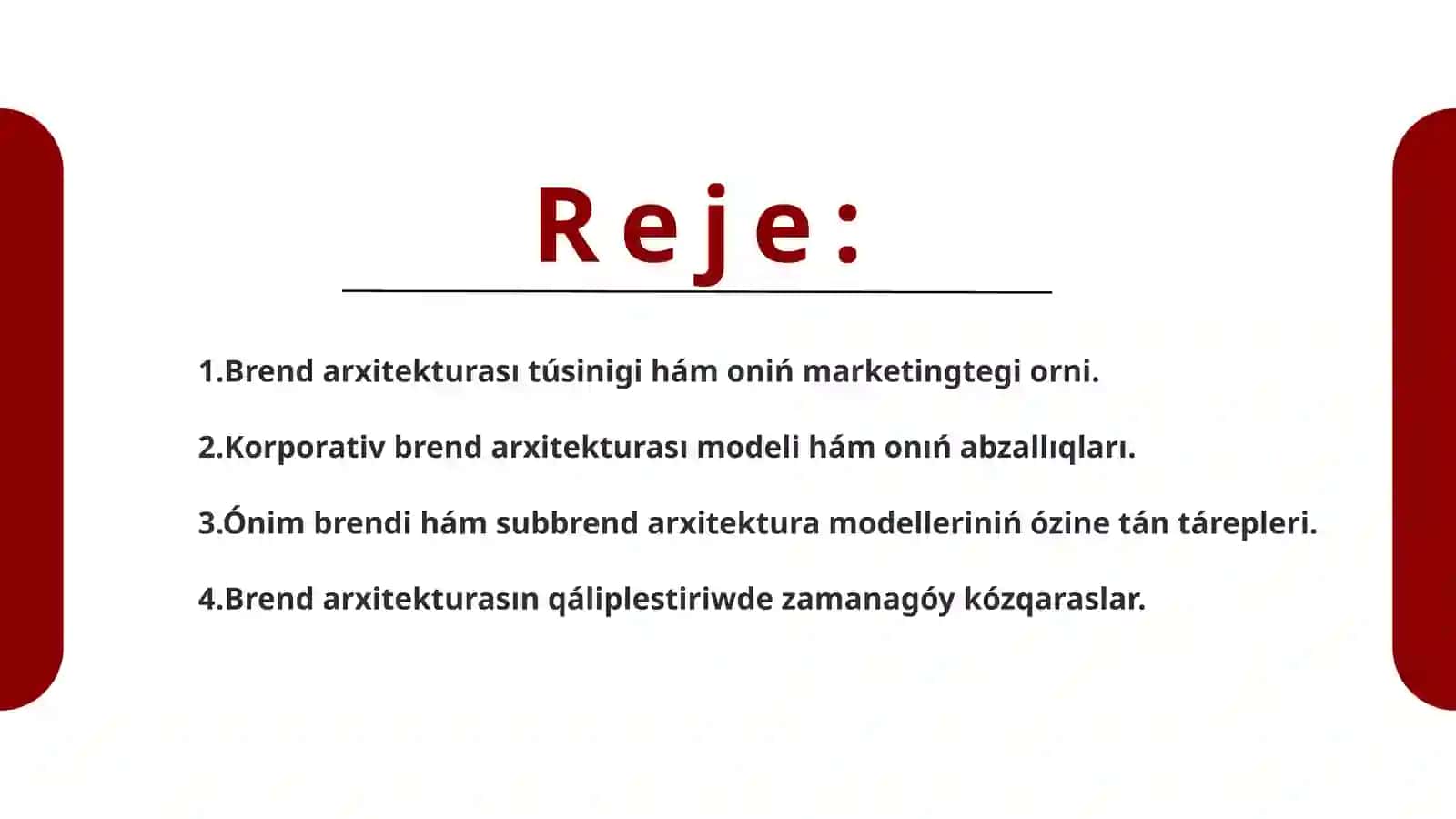 BREND ARXITEKTURASI: KORPORATIV, ÓNIM HÁM SUBBREND SISTEMALARI 2