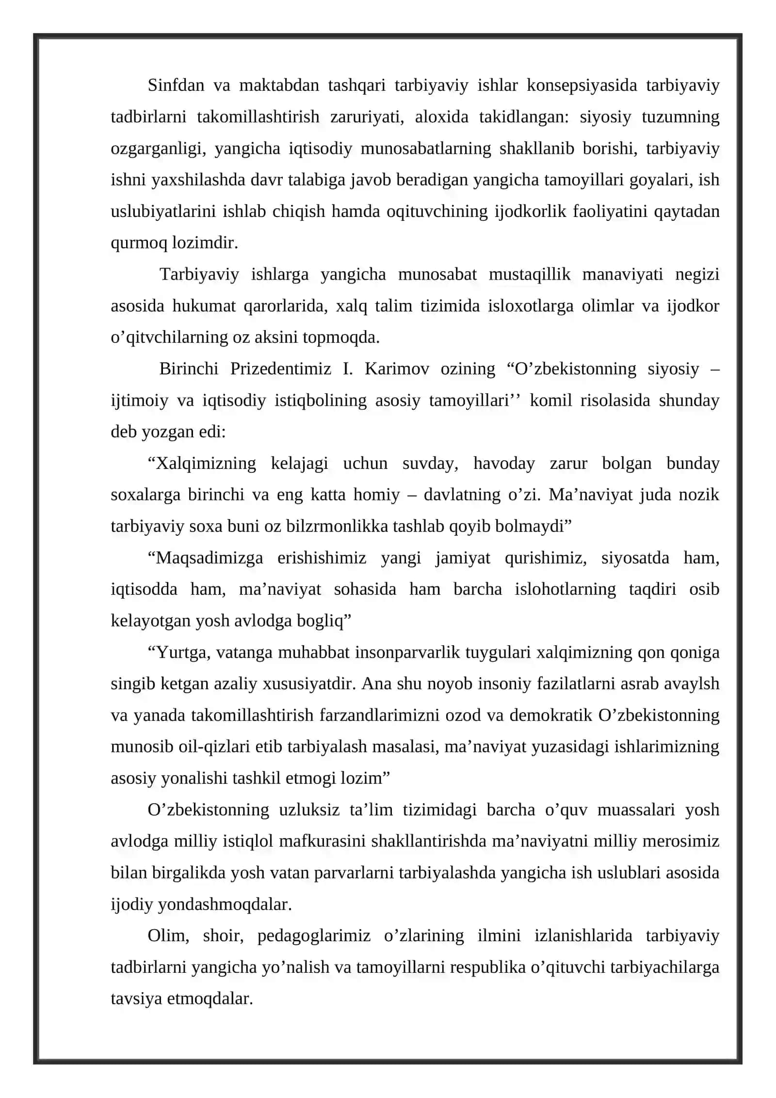 Tarbiyaviy ishlarni amalga oshirishda pedagogik mahorat va uning asosiy tamoyillari 2