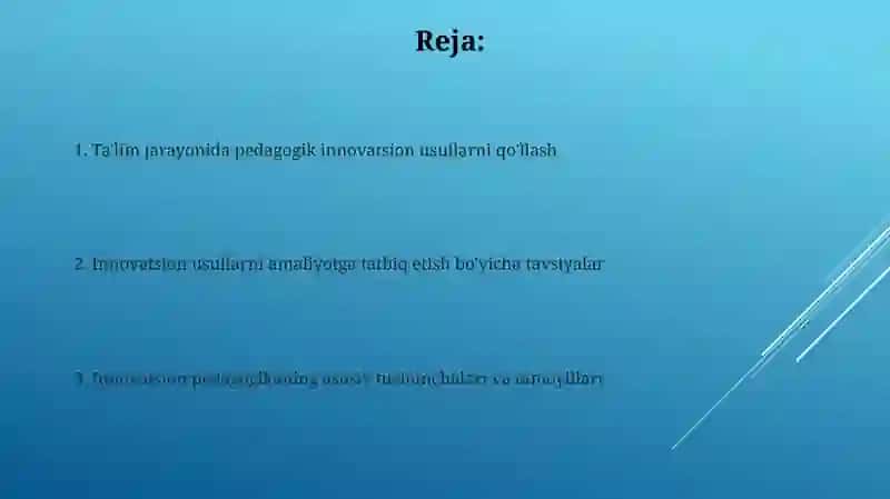 Innovatsion pedagogikaning asosiy tushunchalari va tamoyillari 2