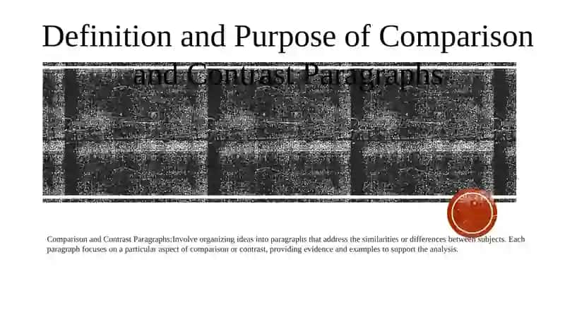 Comparison And Contrast Paragraphs 2