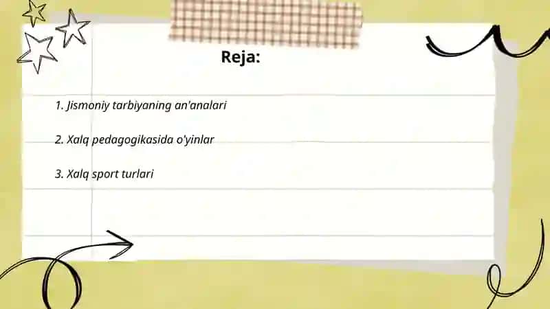 Xalq pedagogikasida jismoniy tarbiyaning ifodalanishi 2