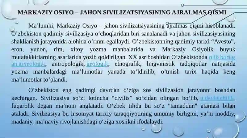 QADIMGI VA ILK O’RTA ASRLAR DAVLATCHILIGI: ASOSIY  BOSQICHLARI VA O’ZIGA XOS XUSUSIYATLARI 2