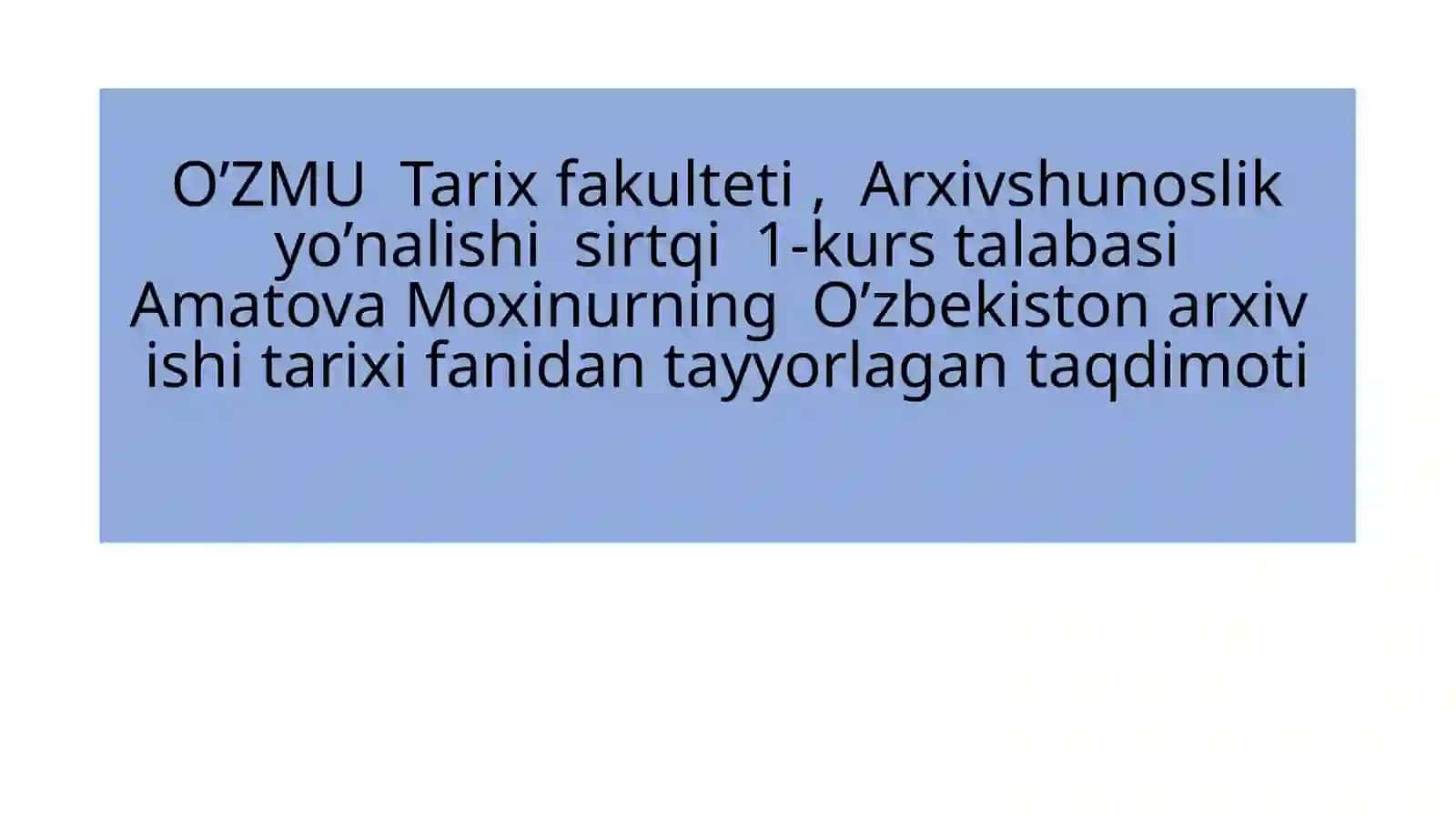 Qadimgidunyo arxivlaritasnifi 2