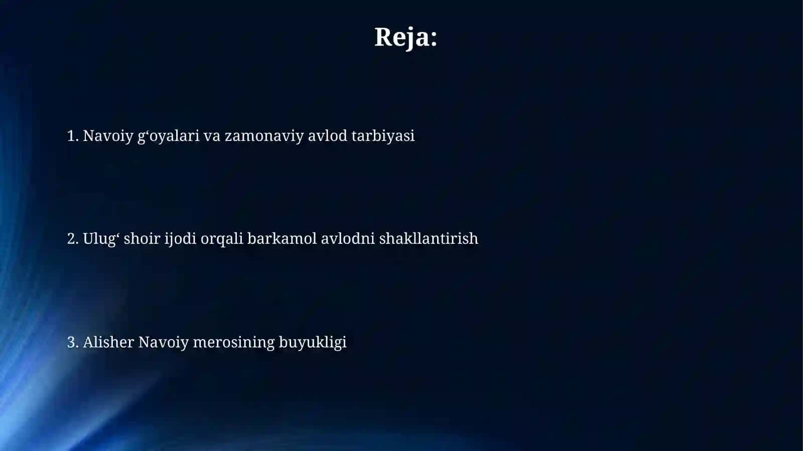 Alisher Navoiyning ijodiy merosi targ'iboti-barkamol avlod tarbiyasi 2