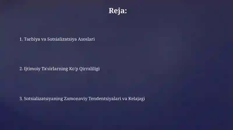 Tarbiya va shaxsning ijtimoiy moslashuvi 2