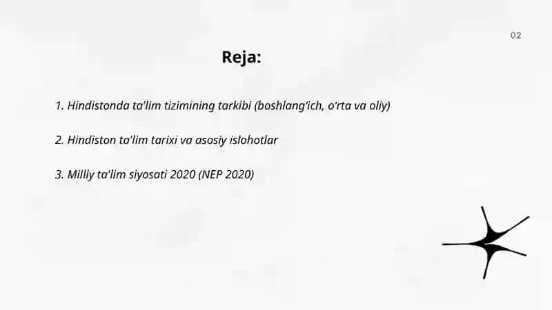 Hindiston ta'lim tizimi 2