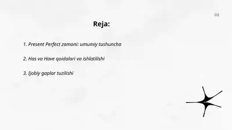 Present Perfect 2