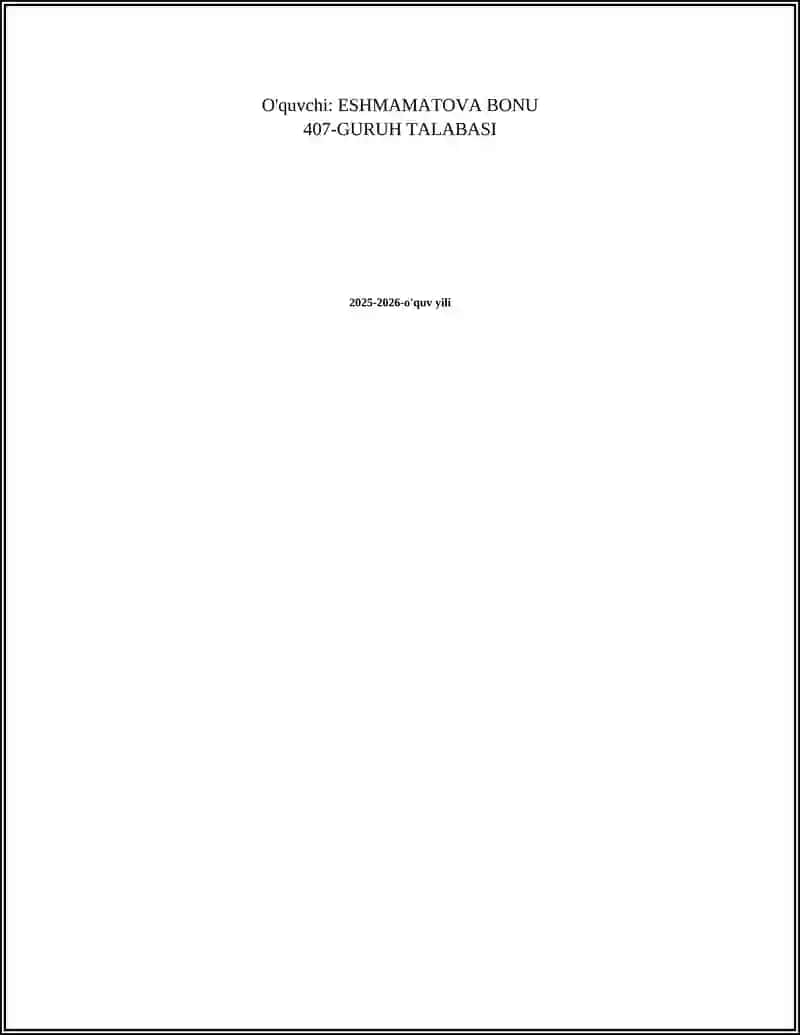 AXBOROT BO‘LIMINI O‘QITISH METODIKASI 2