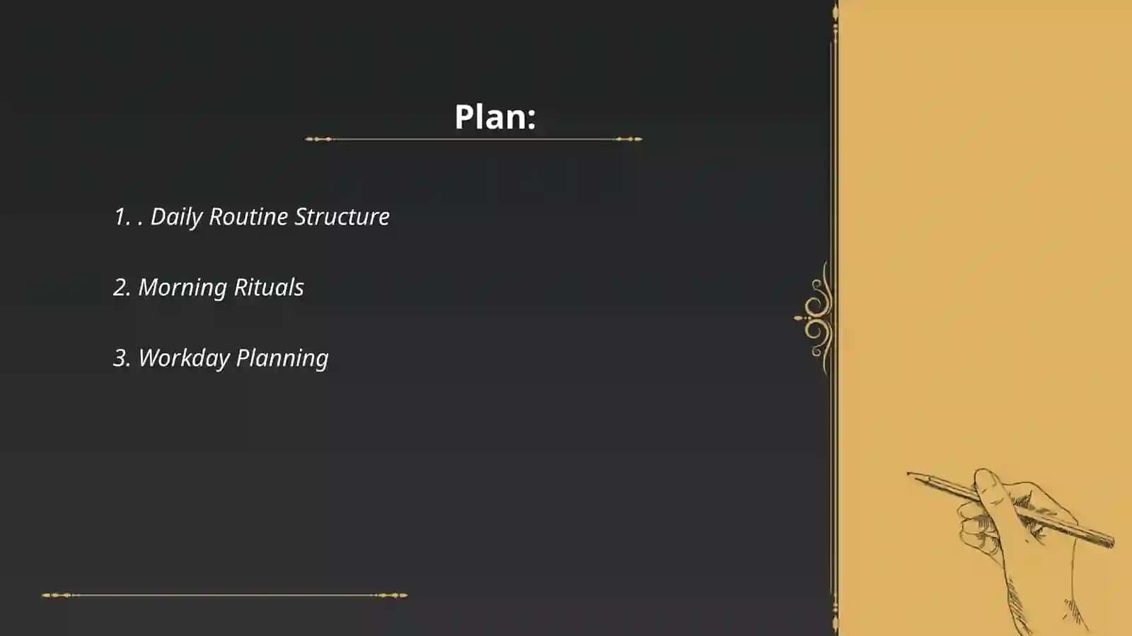 Daily Routine Structure 2