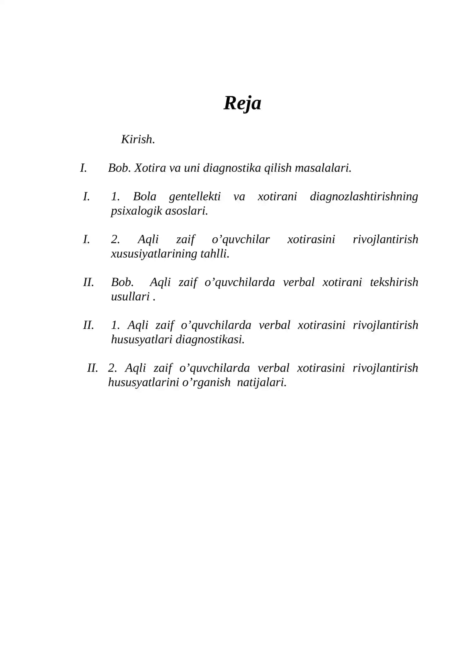 AQLI ZAIF O’QUVCHILARDA VERBAL XOTIRANI TEKSHIRISH USULLARI.doc 2