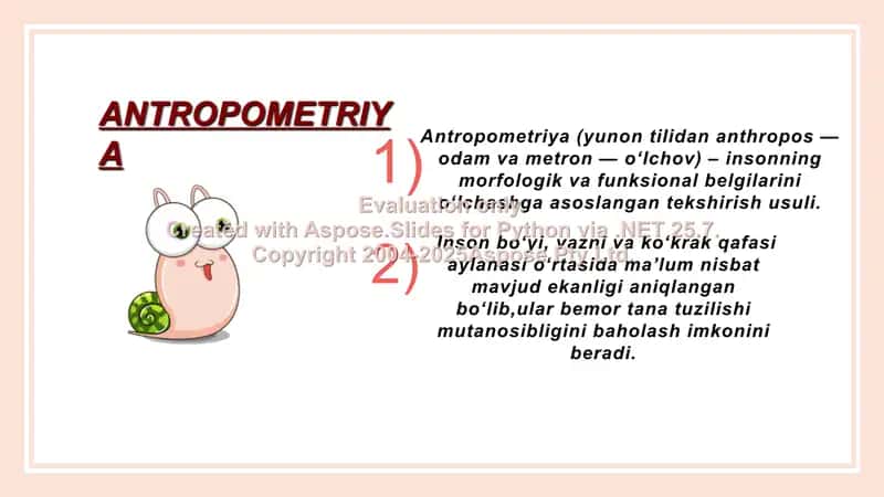 Antropometriya formulalari. Ketli indeksi 2