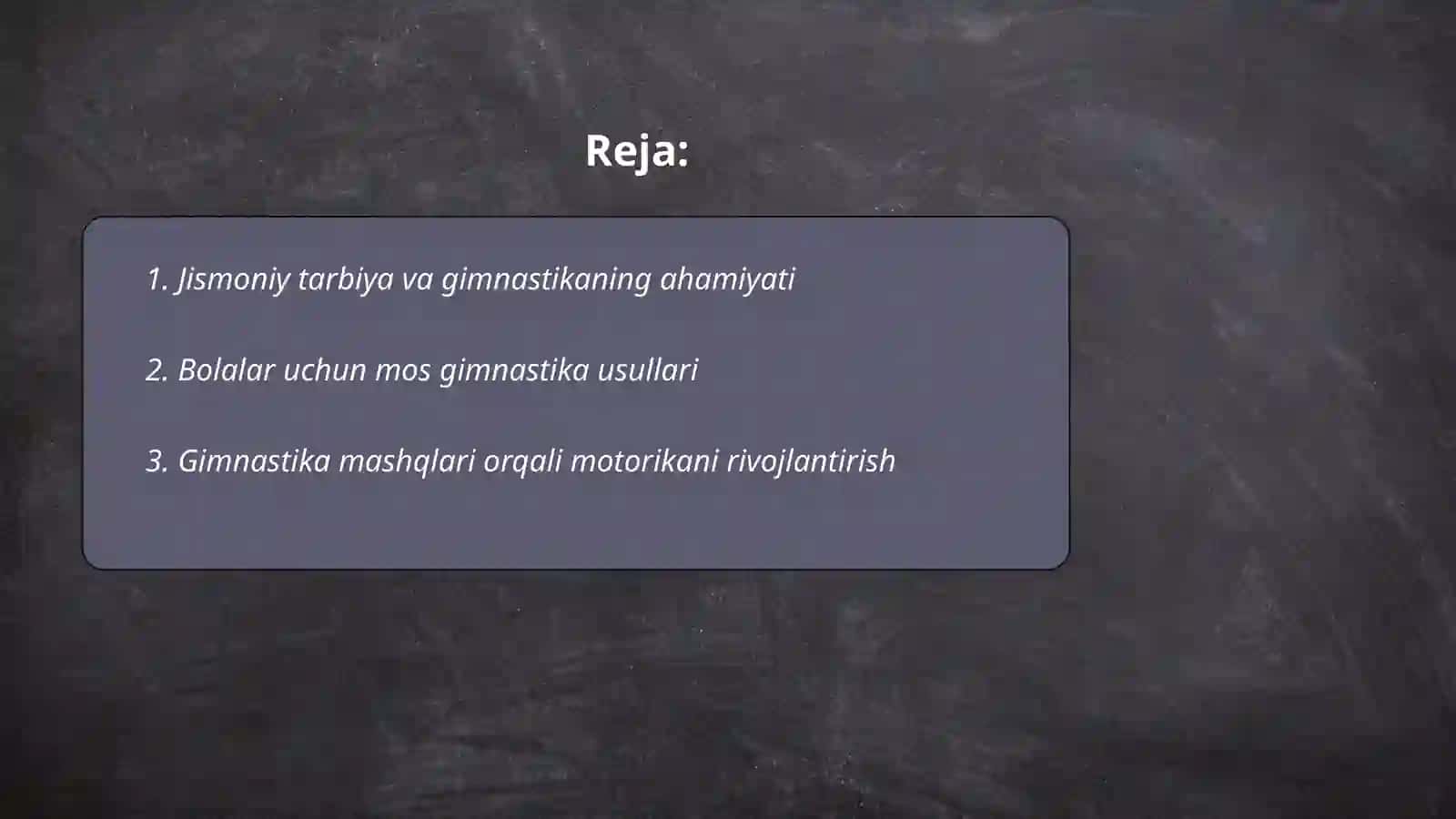 Jismoniy tarbiya va gimnastika 2