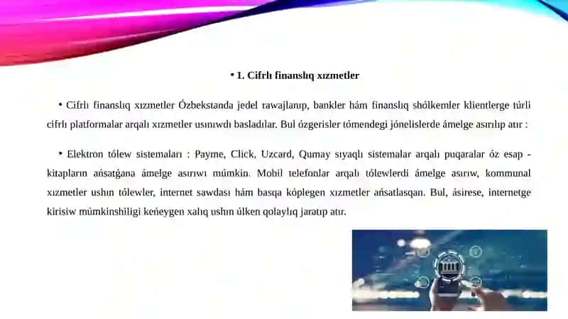Cifrlı finanslıq xızmetler 2