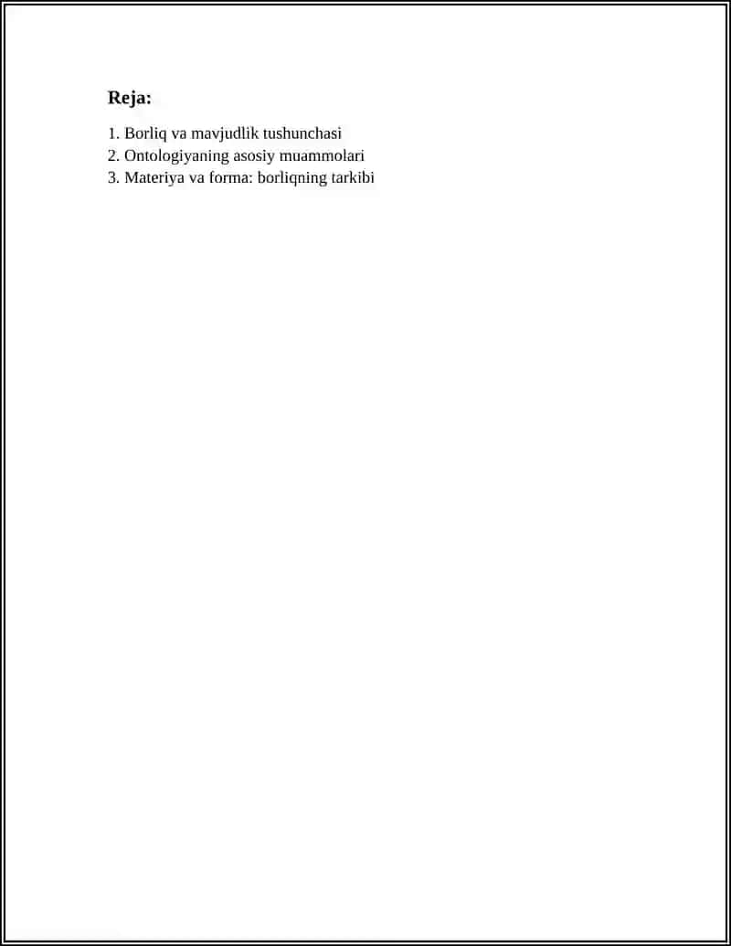 BORLIQ FALSAFASI 2