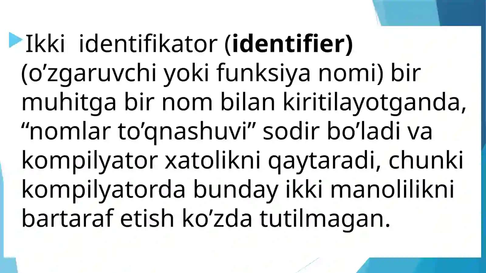 Nomlar fazosi 2