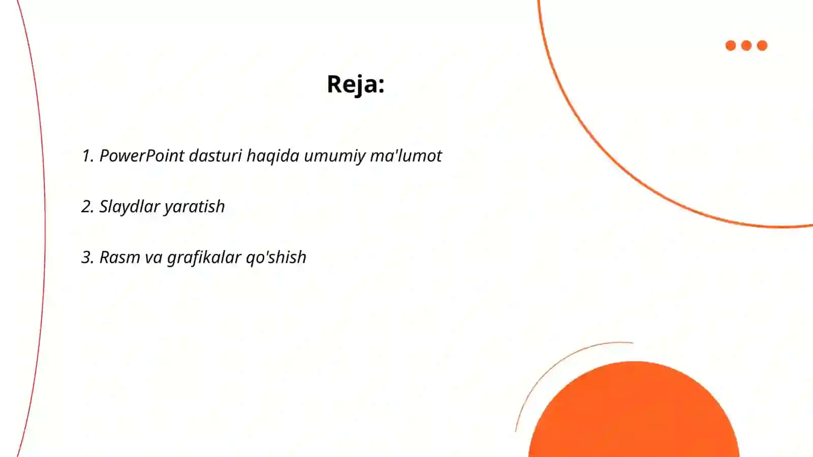 PowerPoint dasturi 2